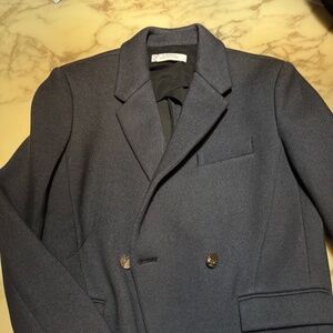Versace Collection Navy/Grey Coat